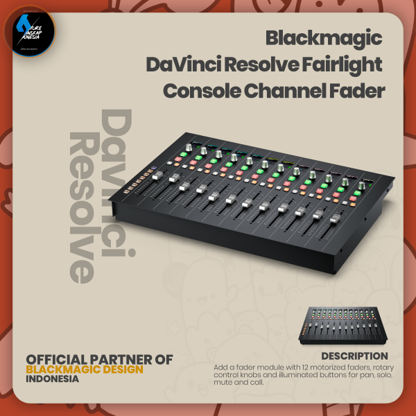 Blackmagic Fairlight Console Channel Fader